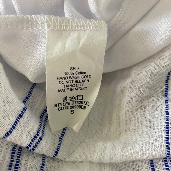 White Birch Weekend at the Lake Cotton Short Sleeve Dress with Pockets NEW NWT - Picture 10 of 11